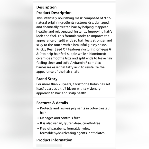 Christophe Robin mask and scrub set - Picture 5 of 7